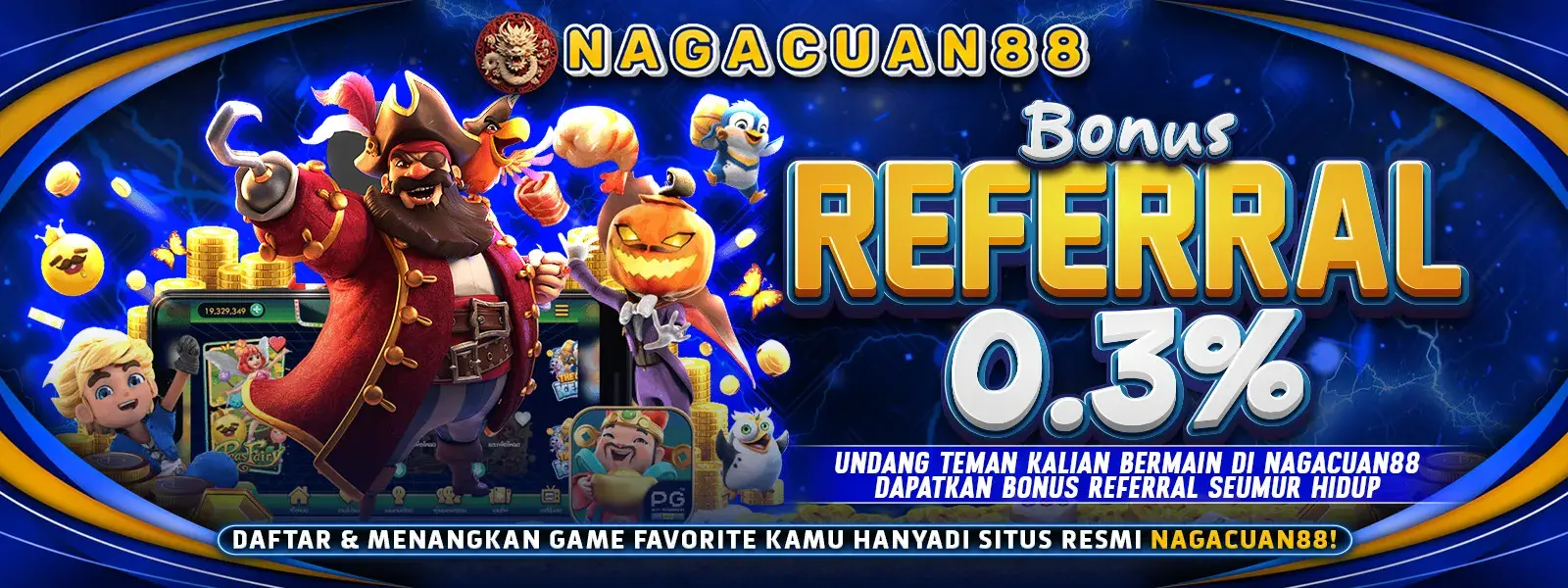 BANNER NAGACUAN88 9
